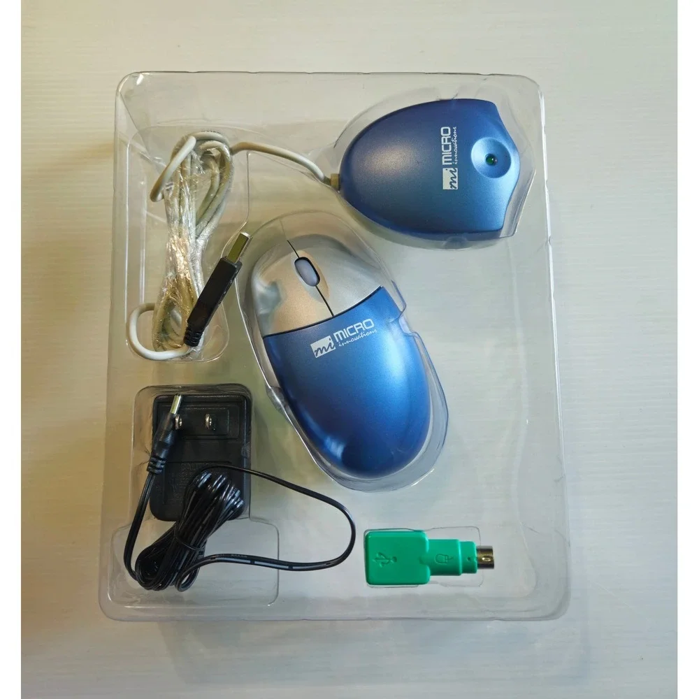 Vintage Micro Innovations Wireless Optical Mouse PD750P – Early 2000s Tech